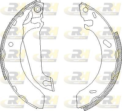 Тормозные колодки RoadHouse задние для Ford Escort V 1990-2001. Артикул 4304.00