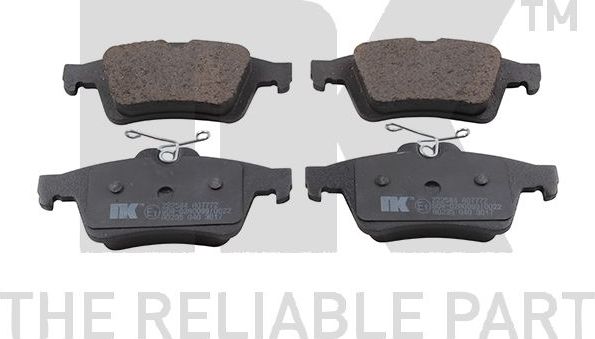 Тормозные колодки NK. Артикул 222584