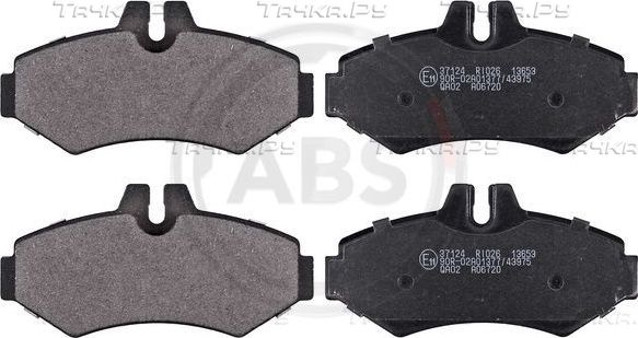 Тормозные колодки ABS. Артикул 37124