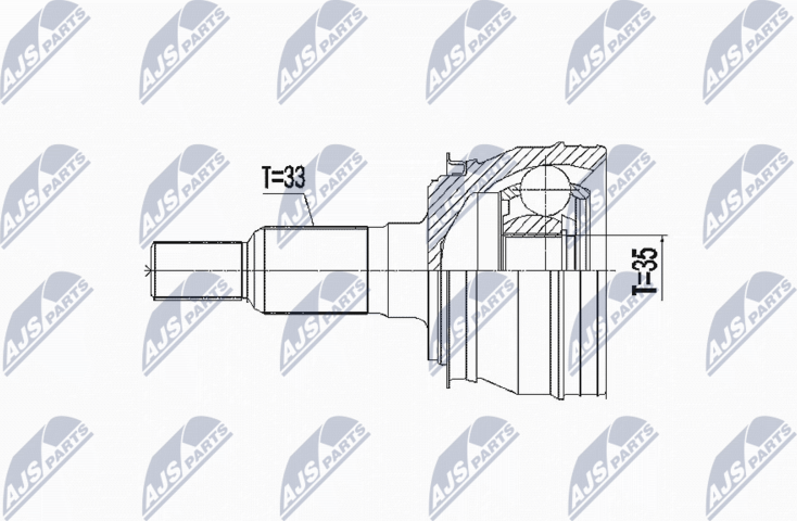 Шрус наружный (граната) NTY. Артикул NPZ-CH-027