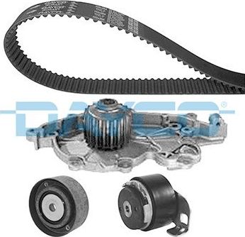 Помпа (водяной насос) с комплектом ремня ГРМ Dayco. Артикул KTBWP1940