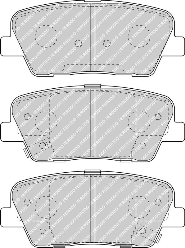 Тормозные колодки Ferodo Premier Eco Friction. Артикул FDB4391