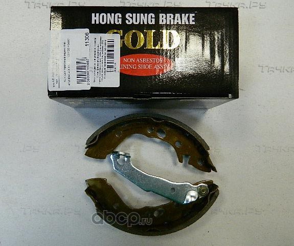 Тормозные колодки HSB задние для Hyundai Pony X2 1989-1995. Артикул HS0001