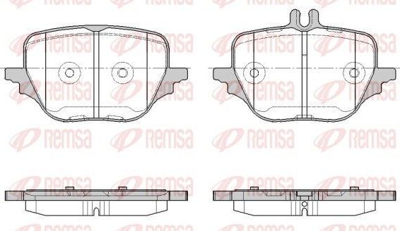 Тормозные колодки Remsa. Артикул 1966.00