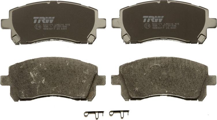 Тормозные колодки TRW COTEC. Артикул GDB3217