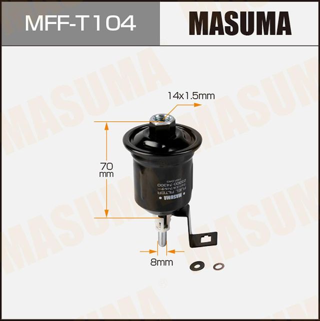 Топливный фильтр Masuma. Артикул MFF-T104