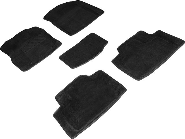 Коврики Seintex 3D ворсовые для салона Jeep Grand Cherokee WK2 2010-2013 ЧЕРНЫЕ. Артикул 96380