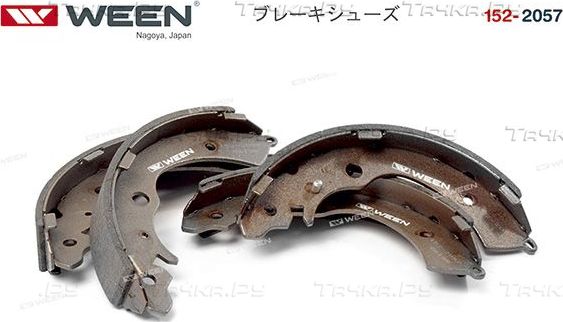 Тормозные колодки WEEN задние для Honda Accord IV 1990-1993. Артикул 152-2057