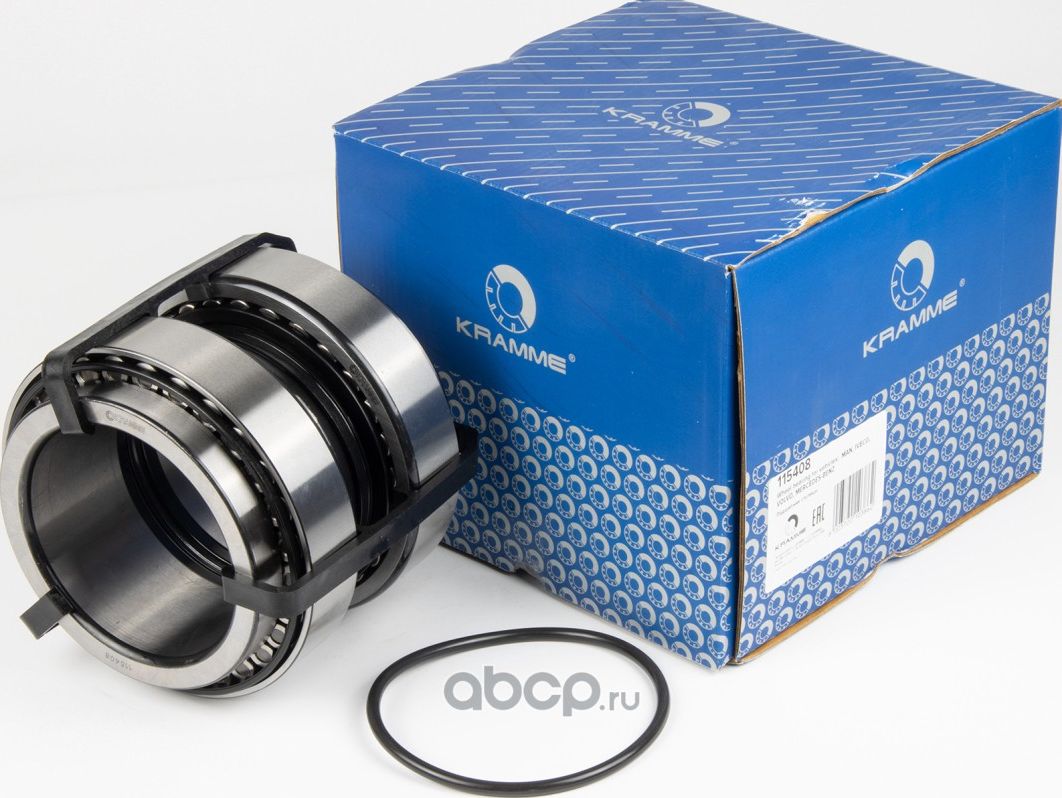 Подшипник ступицы колеса, набор из 2-ух подшипников, для а/м MAN, IVECO, VOLVO, (Kramme). Артикул 115408