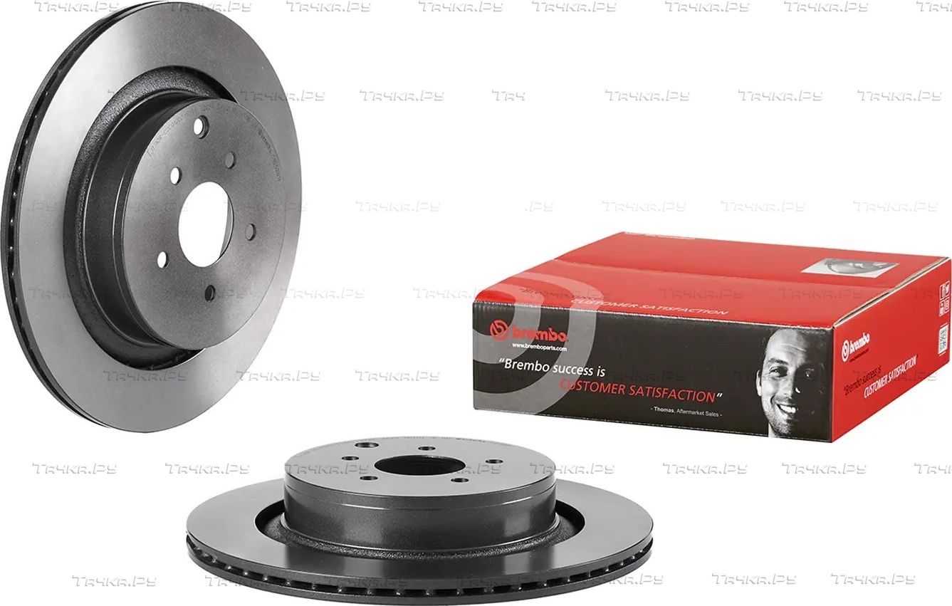 Тормозной диск Brembo PRIME LINE - UV Coated задний для Infiniti FX II (S51) 2008-2013. Артикул 09.E528.11