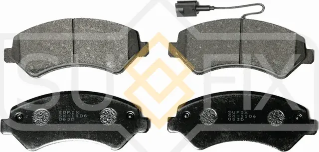 Колодки тормозные передние (Sufix). Артикул SX1106