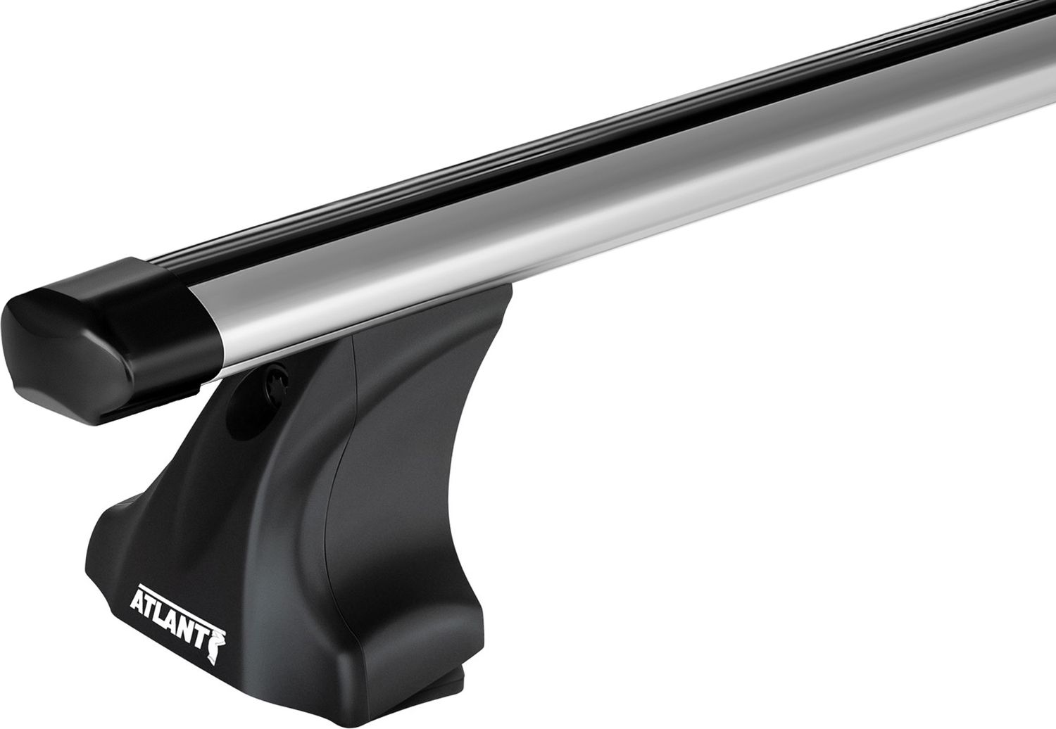 Багажник на крышу Атлант на штатные места для Citroen SpaceTourer минивен 2016-2026 (Аэродинамические дуги ЭКОНОМ). Артикул 7060-6013-7001