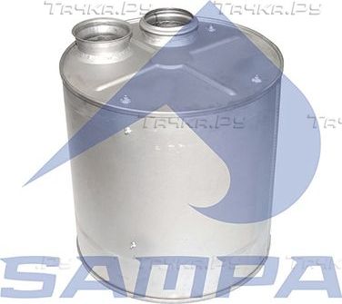 Глушитель (задняя часть) Sampa для DAF CF 75 2001-2013. Артикул 051.009