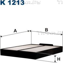 Салонный фильтр Filtron. Артикул K 1213