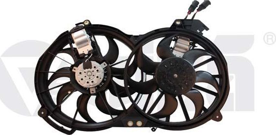 Вентилятор радиатора двигателя Vika для Audi A6 III (C6) 2004-2011. Артикул 11211836601