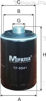 Масляный фильтр MFilter для Volkswagen Amarok I 2010-2016. Артикул TF 6541