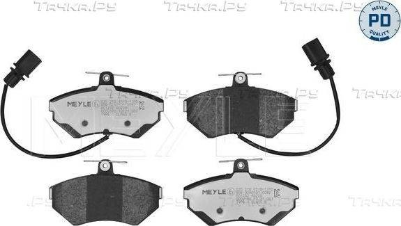 Тормозные колодки Meyle PD передние для SEAT Exeo 2008-2013. Артикул 025 219 4519-1/PD
