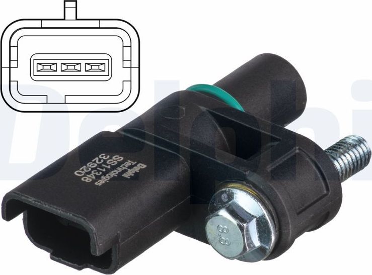 Датчик положения распредвала Delphi для Peugeot 2008 II 2019-2026. Артикул SS11348