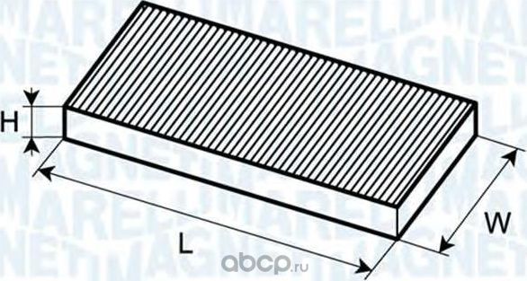 Салонный фильтр Magneti Marelli для Audi S2 I 1992-1996. Артикул 350203061050