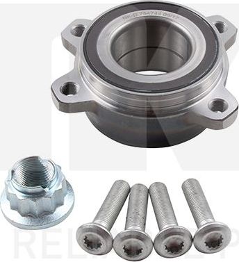 Ступичный подшипник (комплект) NK передний для Porsche Cayenne II (958) 2010-2014. Артикул 754744