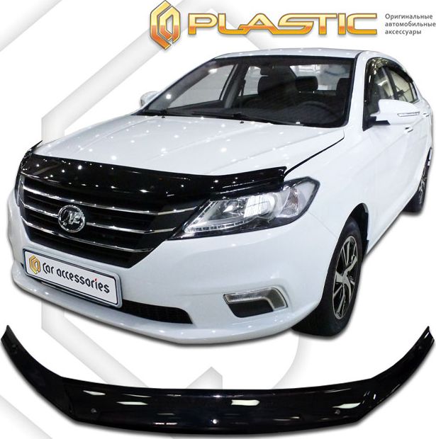 Дефлектор СА Пластик для капота (Classic черный) Lifan Solano 2016-2026. Артикул 2010010111908