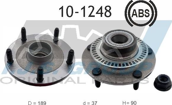 Ступичный подшипник (комплект) IJS Group задний правый/левый для Ford Transit VI 2000-2006. Артикул 10-1248