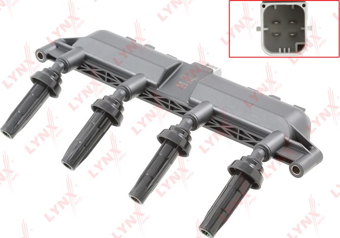Катушка зажигания LYNXauto. Артикул SPL1008