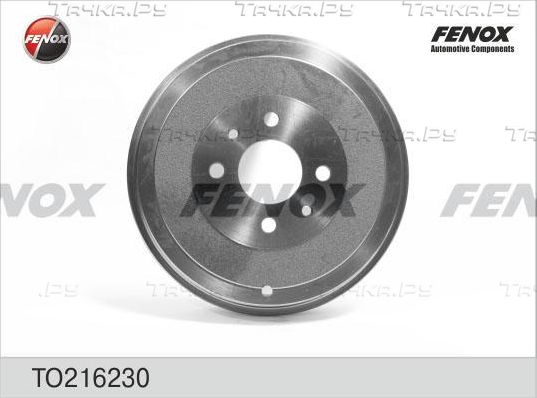 Тормозной барабан Fenox задний для Fiat Multipla I 1999-2010. Артикул TO216230