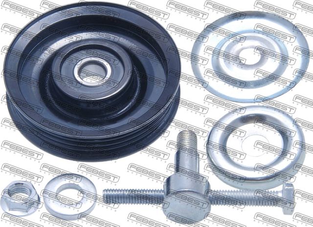 Натяжной ролик (натяжитель) приводного поликлинового ремня Febest. Артикул 0287-R51M