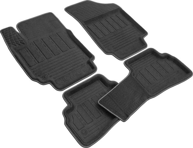 Коврики Rezkon 3D Evaplast для салона Hyundai Creta I 2016-2021. Артикул 4520065100