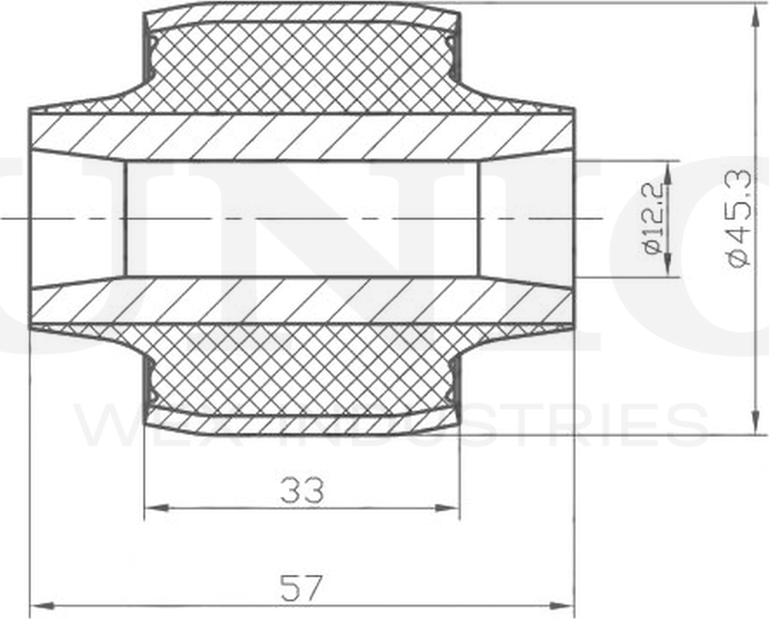 Сайлентблок рычага подвески (Unio). Артикул RMP-20076