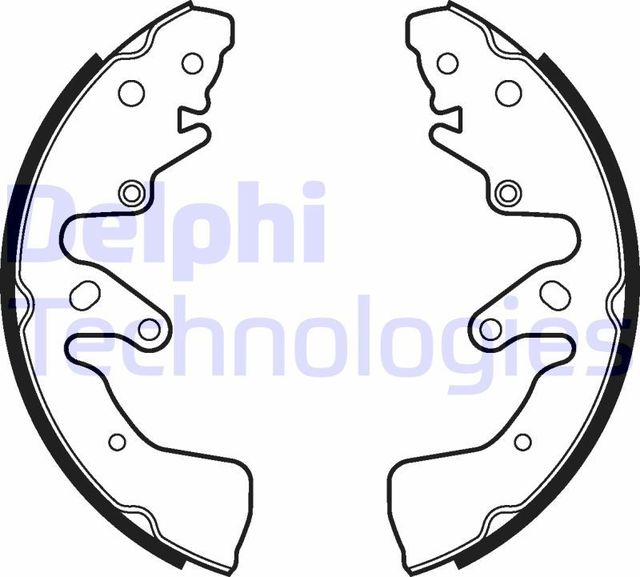 Тормозные колодки Delphi. Артикул LS2024