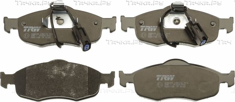 Тормозные колодки TRW COTEC передние для Ford Mondeo I 1993-1996. Артикул GDB1108