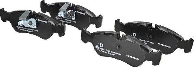 Тормозные колодки Delphi (Low-Metallic). Артикул LP1596