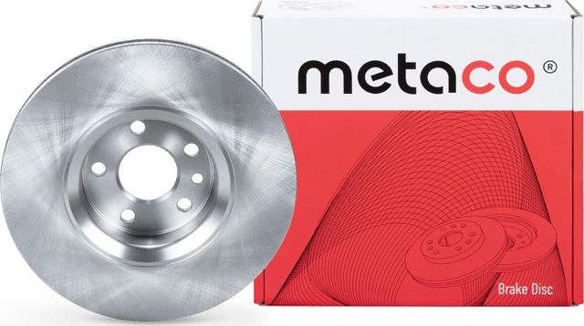Диск тормозной передний вентилируемый (Metaco). Артикул 3050192