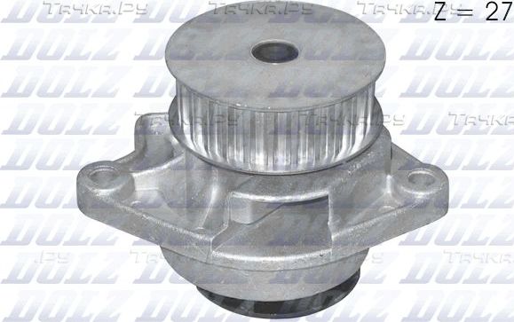 Помпа (водяной насос) Dolz для Volkswagen Passat B6 2005-2008. Артикул A191