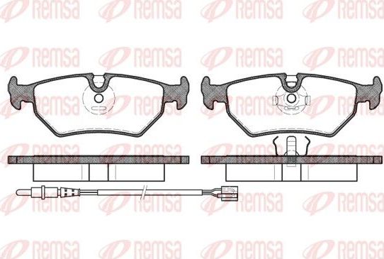 Тормозные колодки Remsa. Артикул 0265.32