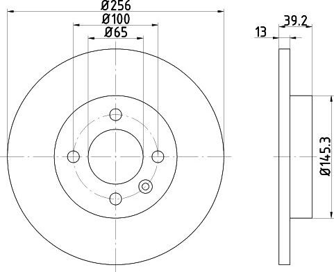 Тормозной диск Nisshinbo. Артикул ND5042