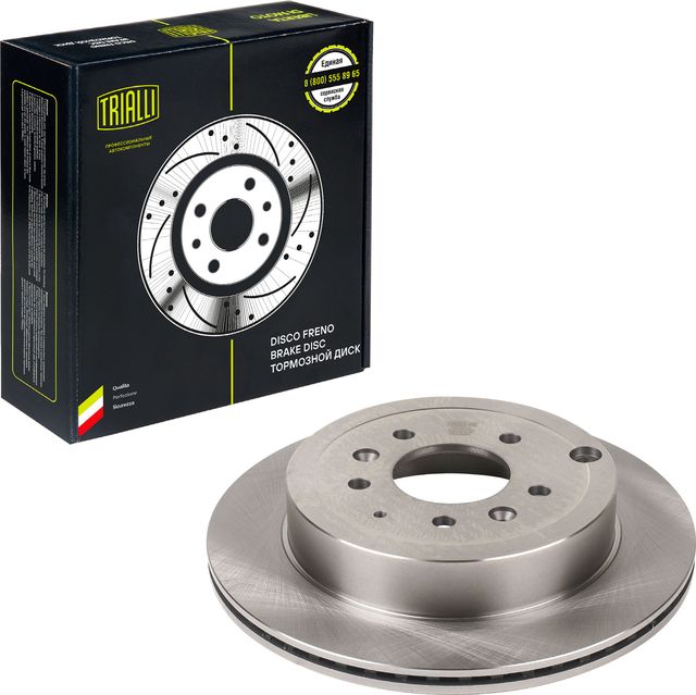 Тормозной диск Trialli задний для Mazda CX-7 I 2006-2014. Артикул DF 190141