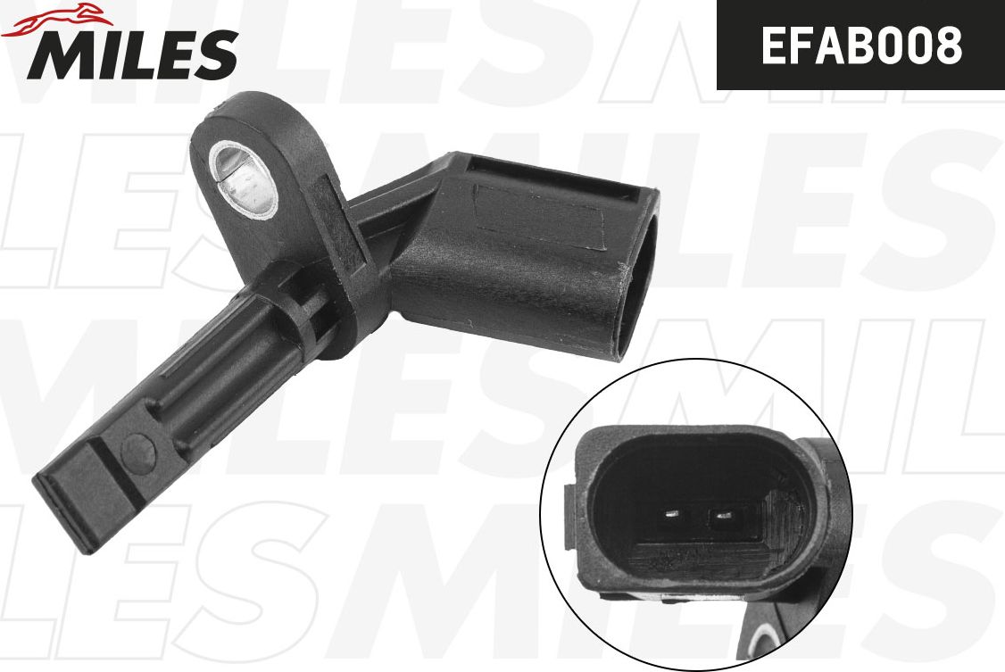 Датчик ABS перд. прав. AUDI A4/A5/A6/A8 05- EFAB008 (Miles). Артикул EFAB008