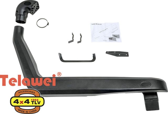 Шноркель Telawei для Jeep Wrangler JK (3.6L/2.8 CRD) 2006-2018. Артикул SJK36A