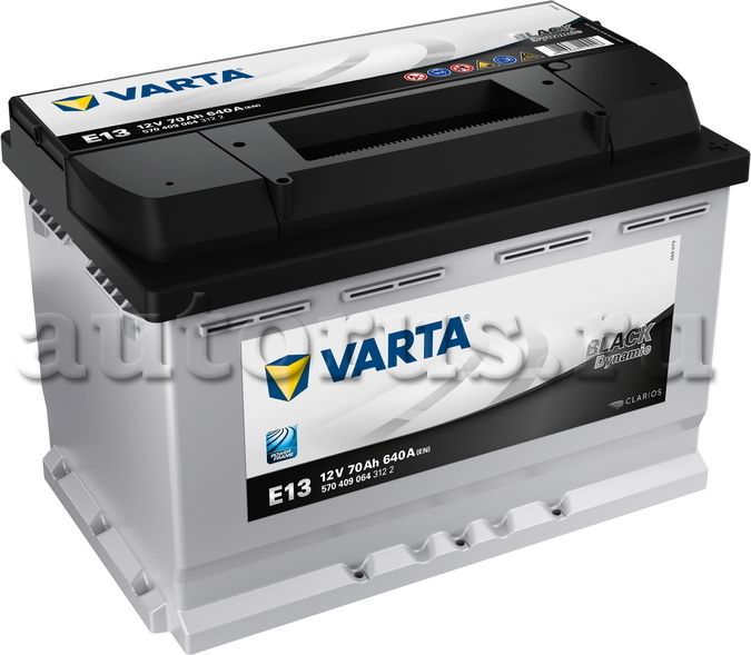 Стартерная аккумуляторная батарея Стартерная акку (Varta). Артикул 570409064