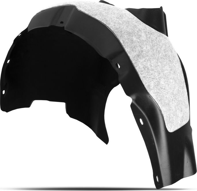 Подкрылок (локер) TOTEM передний левый с шумоизоляцией Volkswagen Polo V седан 2015-2026. Артикул NLS.51.01.001