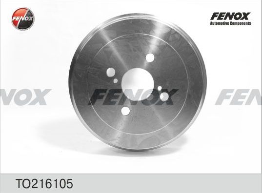 Тормозной барабан Fenox задний для Toyota Raum II 2003-2011. Артикул TO216105