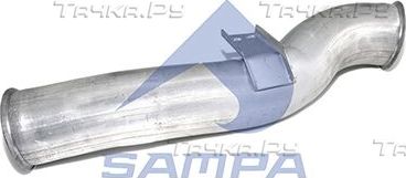 Глушитель Sampa передний для Scania 4 1995-2008. Артикул 041.244