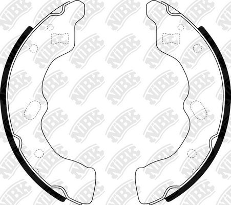 Тормозные колодки NiBK. Артикул FN3387