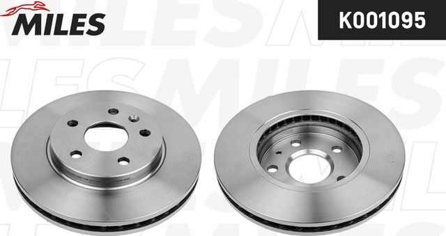 Тормозной диск Miles передний для Saab 9-5 II 2010-2012. Артикул K001095
