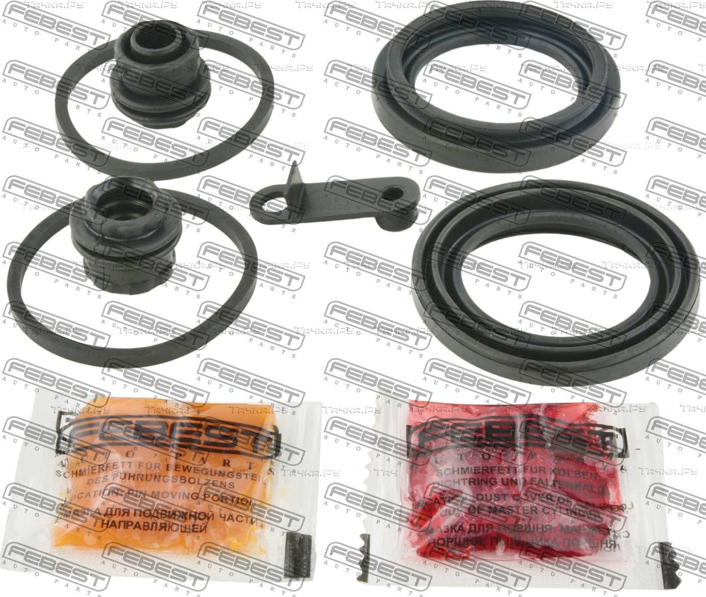 Ремкомплект тормозного суппорта Febest передний для Land Rover Range Rover II 1994-2002. Артикул 2975-DISC4F