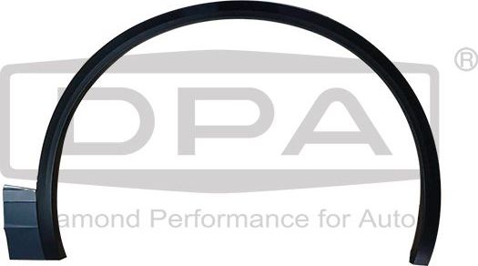 Подкрылок DPA передний левый для Volkswagen Touareg III 2017-2026. Артикул 88531812702