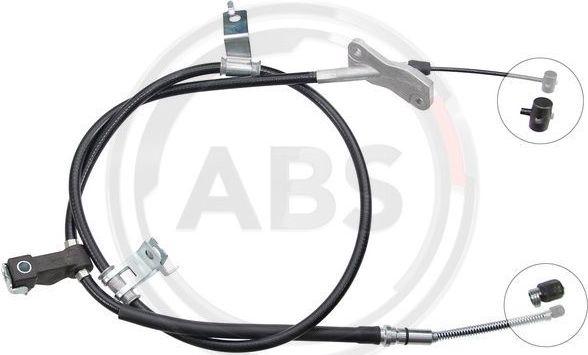 Трос ручника (тросик ручного тормоза) ABS. Артикул K17367